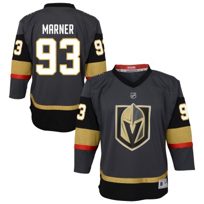 Подростковая Vegas Golden Knights Mitch Marner Outerstuff Gray Home Replica Player Jersey