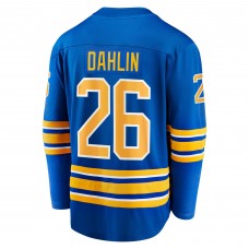 Джерси Buffalo Sabres Rasmus Dahlin Fanatics Royal Home Captain Patch Breakaway