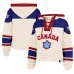 Женская Hockey Canada 47 Cream Cropped Superior Lacer Hoodie
