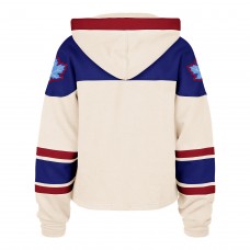 Женская Hockey Canada 47 Cream Cropped Superior Lacer Hoodie