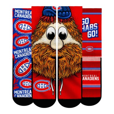 Unisex Montreal Canadiens Rock Em Socks Fan Favorites Three-Pack Crew Socks Set