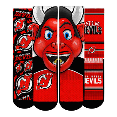 Носки 3 пары Unisex New Jersey Devils Rock Em Socks Fan Favorites