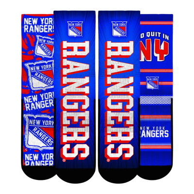 Носки 3 пары Unisex New York Rangers Rock Em Socks Fan Favorites