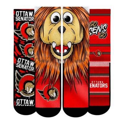 Unisex Ottawa Senators Rock Em Socks Fan Favorites Three-Pack Crew Socks Set