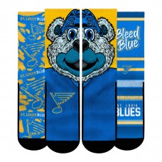 Unisex St. Louis Blues Rock Em Socks Fan Favorites Three-Pack Crew Socks Set
