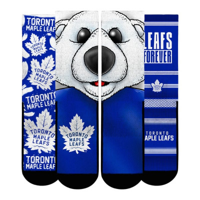 Toronto Maple Leafs Rock Em Unisex Fan Favorites Three-Pack Crew Socks Set - Blue