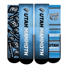 Unisex Utah Mammoth Rock Em Socks Fan Favorites Three-Pack Crew Socks Set