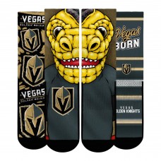 Три пары носков Unisex Vegas Golden Knights Rock Em Socks Fan Favorites Crew