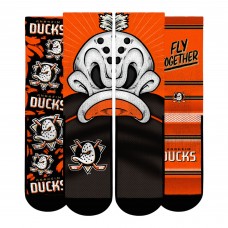 Три пары носков Unisex Anaheim Ducks Rock Em Socks Fan Favorites