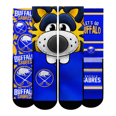Носки 3 пары Unisex Buffalo Sabres Rock Em Socks Fan Favorites