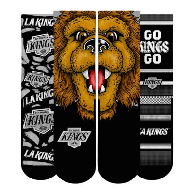 Носки 3 пары Unisex Los Angeles Kings Rock Em Black Fan Favorites