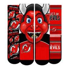 Три пары носков Подростковая New Jersey Devils Rock Em Socks Fan Favorites