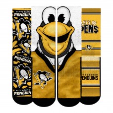 Три пары носков Pittsburgh Penguins Rock Em Socks Fan Favorites Crew Три пары носков Pittsburgh Penguins Rock Em Socks Fan Favorites Crew