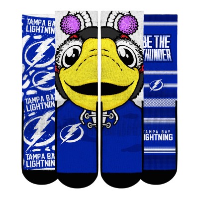 Подростковая Tampa Bay Lightning Rock Em Socks Fan Favorites Three-Pack Crew Socks Set