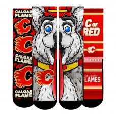 Подростковая Calgary Flames Rock Em Socks Fan Favorites Three-Pack Crew Socks Set