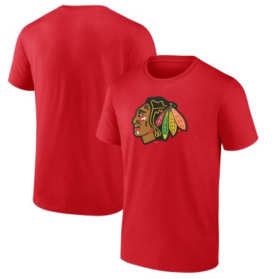 Футболка Chicago Blackhawks Red Primary Logo