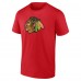 Футболка Chicago Blackhawks Red Primary Logo