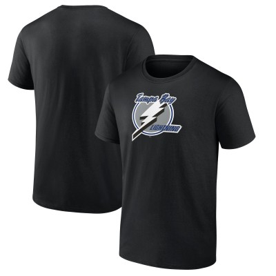 Футболка Tampa Bay Lightning Black Primary Logo
