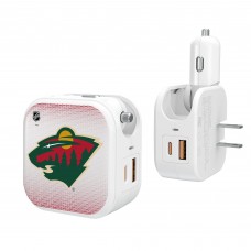 Minnesota Wild Keyscaper 2-In-1 USB Charger