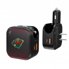 Minnesota Wild Keyscaper 2-in-1 USB A/C Charger