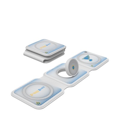 St. Louis Blues Keyscaper 3-in-1 Linen Print Foldable Charger