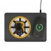 Boston Bruins Keyscaper Linen Print Wireless Charger & Mouse Pad