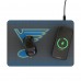 St. Louis Blues Keyscaper Linen Print Wireless Charger & Mouse Pad