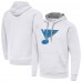 St. Louis Blues Antigua White Victory Pullover Hoodie
