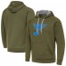 St. Louis Blues Antigua Olive Victory Pullover Hoodie