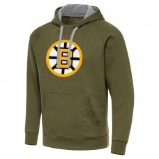 Толстовка Boston Bruins Antigua Olive Victory