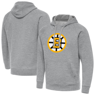 Толстовка Boston Bruins Antigua Heather Gray Victory