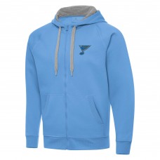 St. Louis Blues Antigua Blue Victory Full-Zip Hoodie