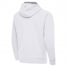 St. Louis Blues Antigua White Victory Full-Zip Hoodie