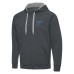St. Louis Blues Antigua Charcoal Victory Full-Zip Hoodie
