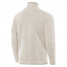 Кофта на короткой молнии Boston Bruins Antigua Oatmeal Fortune