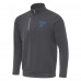St. Louis Blues Antigua Pewter Generation Quarter-Zip Pullover Top