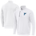 St. Louis Blues Antigua White Generation Quarter-Zip Pullover Top St. Louis Blues Antigua White Generation Quarter-Zip Pullover Top