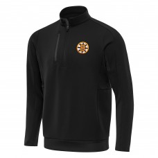 Кофта на короткой молнии Boston Bruins Antigua Black Generation