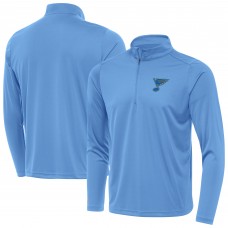 St. Louis Blues Antigua Blue Tribute Lightweight Quarter-Zip Pullover
