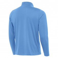 St. Louis Blues Antigua Blue Tribute Lightweight Quarter-Zip Pullover
