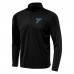 St. Louis Blues Antigua Black Tribute Lightweight Quarter-Zip Pullover