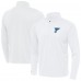St. Louis Blues Antigua White Tribute Lightweight Quarter-Zip Pullover