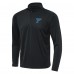 St. Louis Blues Antigua Gray Tribute Lightweight Quarter-Zip Pullover