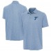 St. Louis Blues Antigua Heather Aqua Par 3 Polo