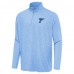 St. Louis Blues Antigua Heather Blue Hunk Lightweight Quarter-Zip Pullover