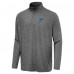 St. Louis Blues Antigua Heather Black Hunk Lightweight Quarter-Zip Pullover
