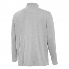 St. Louis Blues Antigua Heather Gray Hunk Lightweight Quarter-Zip Pullover