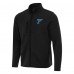 St. Louis Blues Antigua Black Objection Double-Brushed Full-Zip Jacket