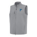 St. Louis Blues Antigua Gray Demand Full-Zip Vest