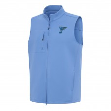 St. Louis Blues Antigua Blue Demand Full-Zip Vest